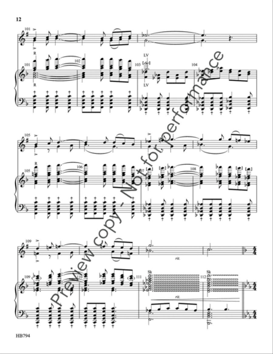Joyful, Joyful, We Adore Thee - Tucker - full score 5-Octaves scores gallery preview page 11