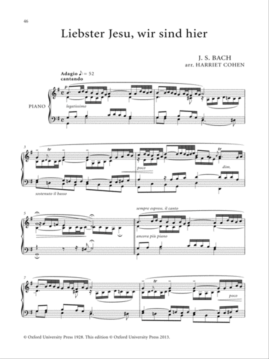 Bach Transcriptions for Piano