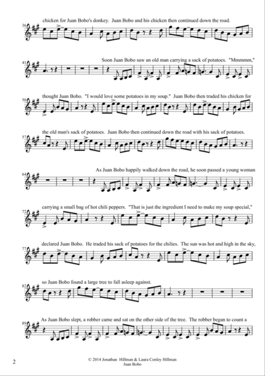 Juan Bobo Juan Bobo Horn Solo scores gallery preview page 2