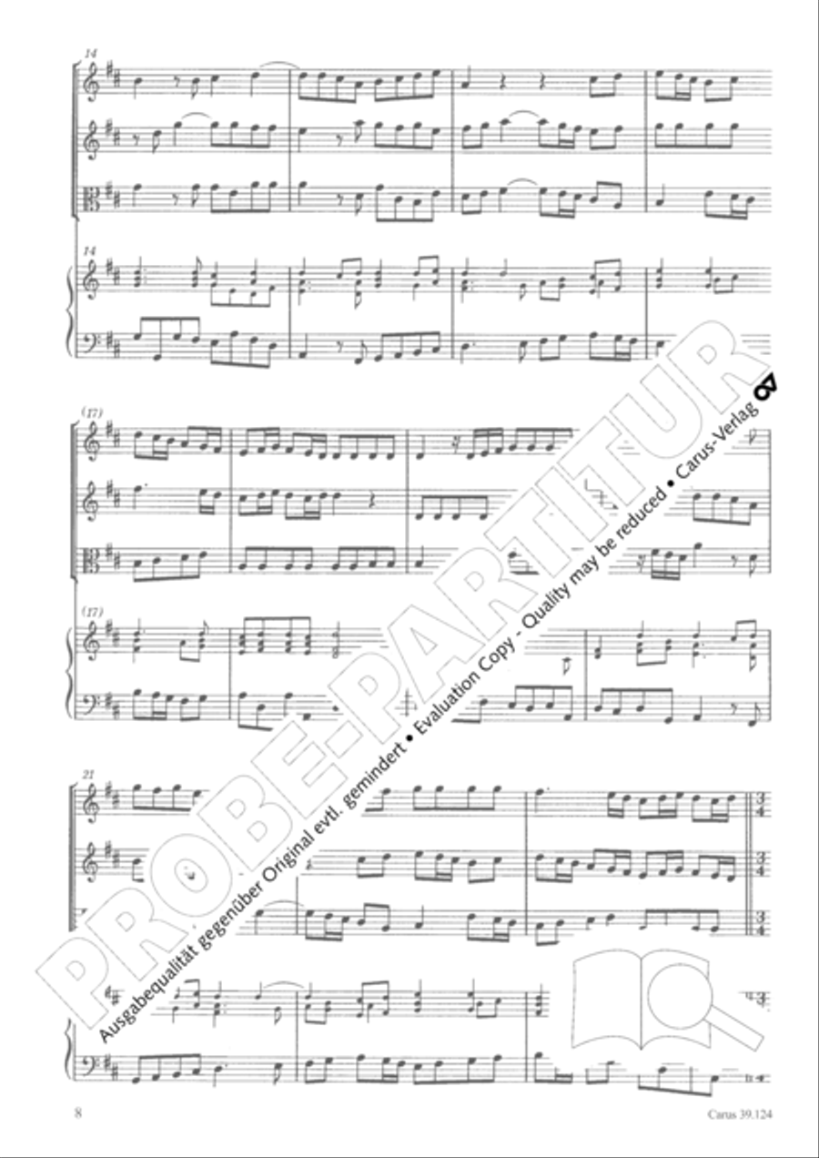 Sing to the Lord a new song (Singet dem Herrn ein neues Lied) 4-Part scores gallery preview page 9