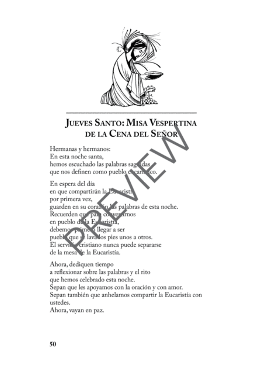 Les Enviamos: Para despedir a los Catecumenos Sacred scores gallery preview page 22