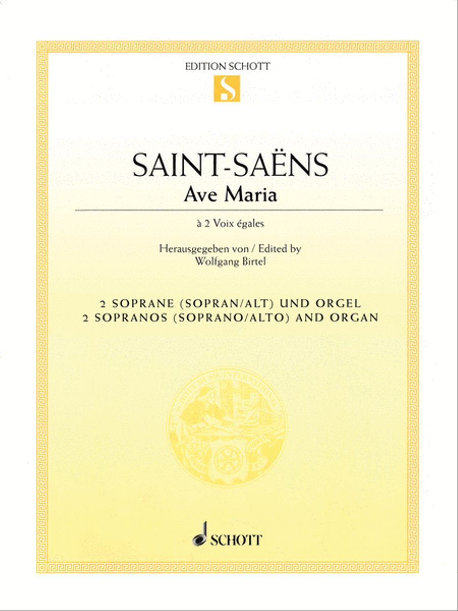 Ave Maria Ave Maria Soprano Voice scores gallery preview page 1