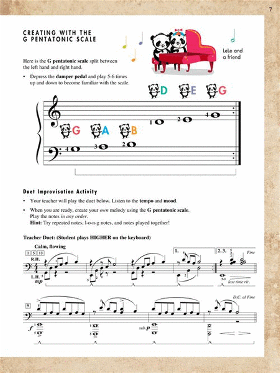 PlayTime® Piano Music from China Piano Method scores gallery preview page 6