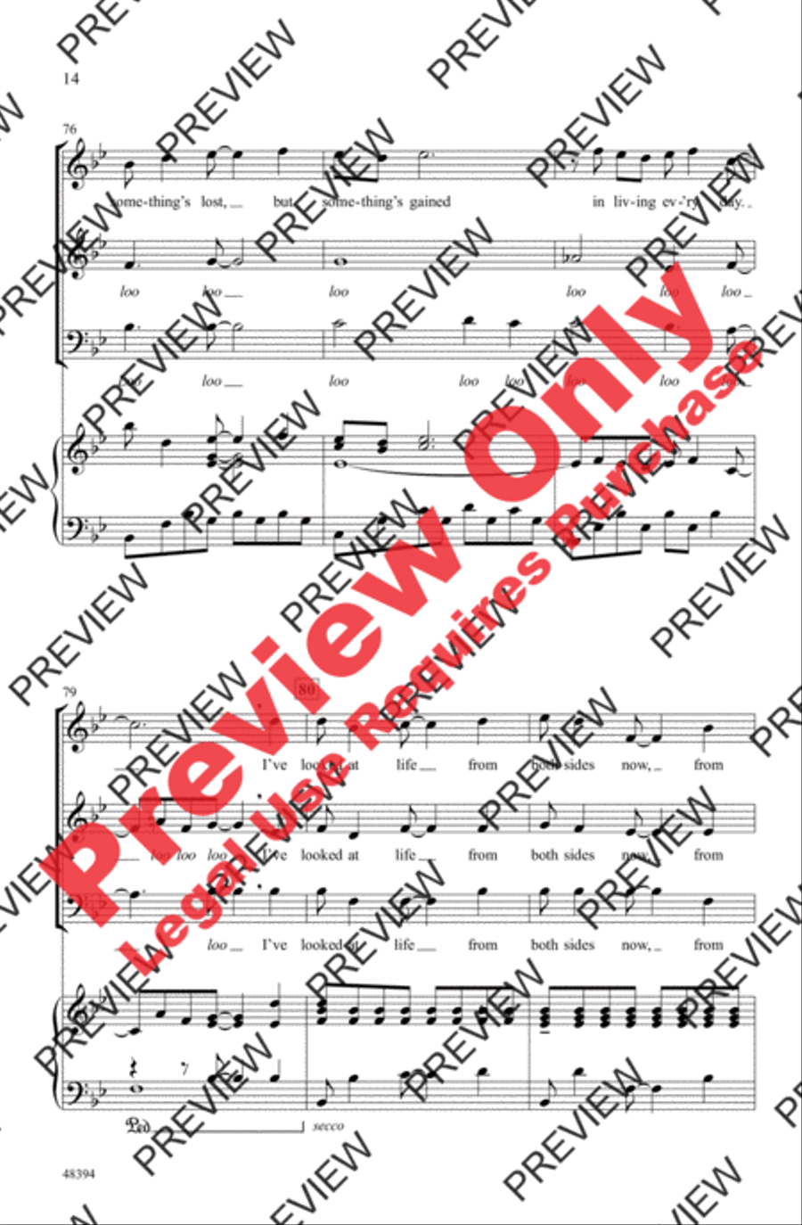 Both Sides Now 3-Part scores gallery preview page 14
