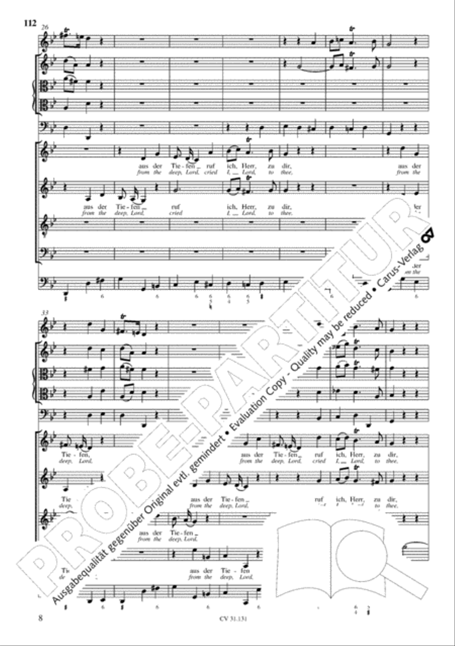 The Complete Sacred Vocal Works (Das geistliche Vokalwerk) Voice scores gallery preview page 113