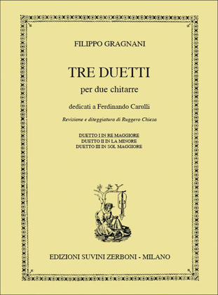 Tre Duetti - Duetto no. 1 in Re Maggiore