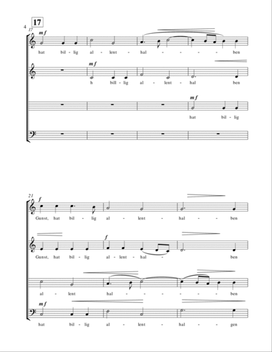Musika Die Ganz Lieblich Kunst (Music Thou Most Noble Art) A Cappella scores gallery preview page 4