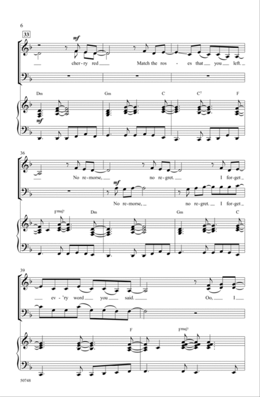 Flowers Flowers Choir scores gallery preview page 5