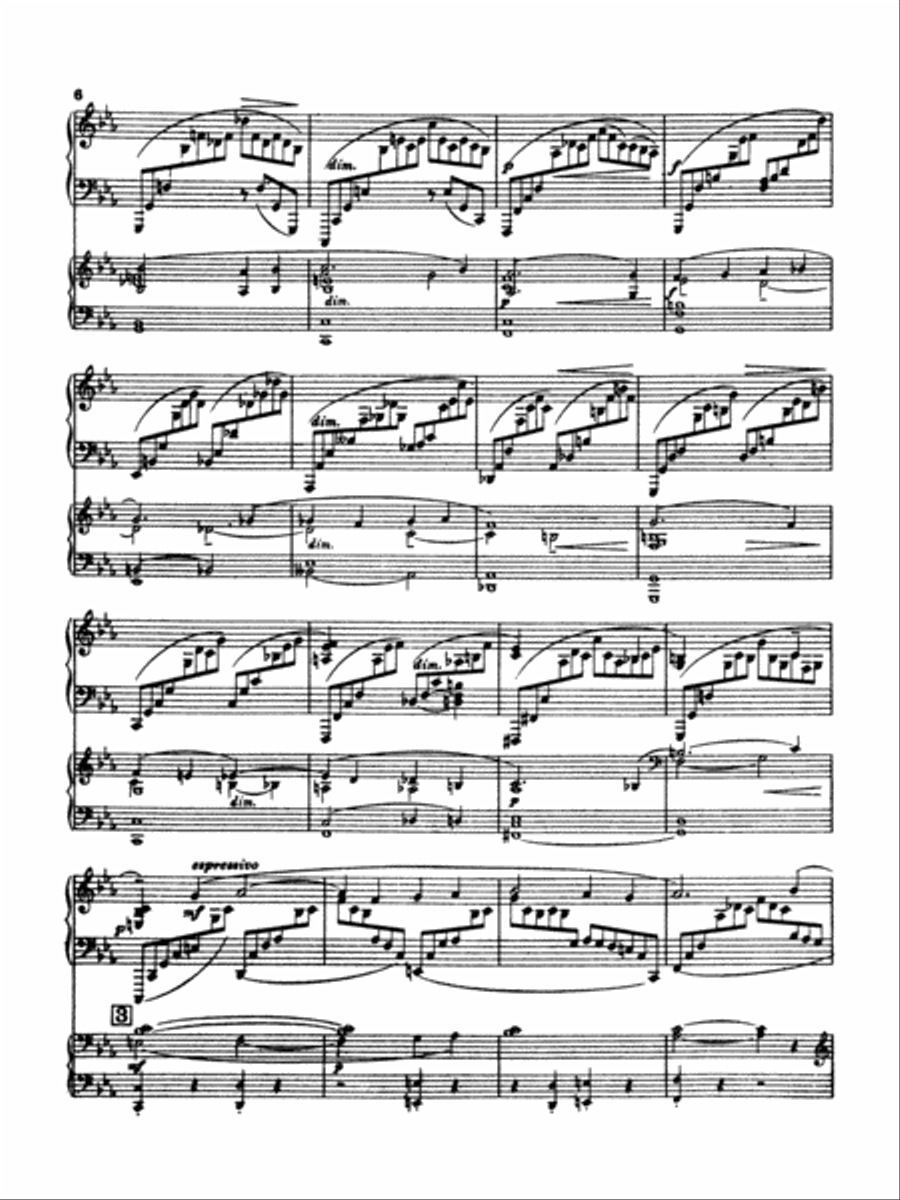 Rachmaninoff: Piano Concerto No. 2 in C Minor, Op. 18 Piano scores gallery preview page 4
