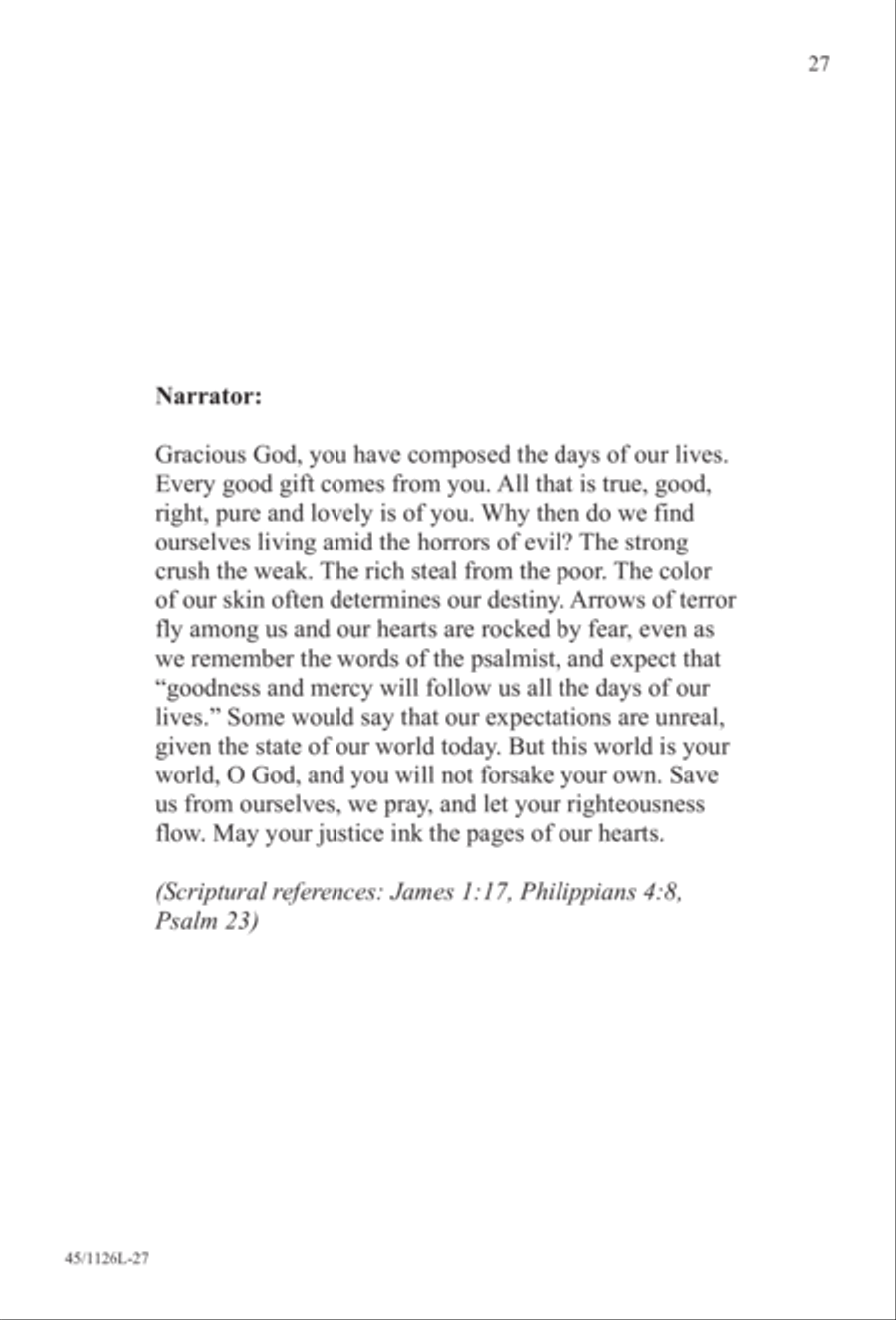Prayers for the Nations 4-Part scores gallery preview page 28