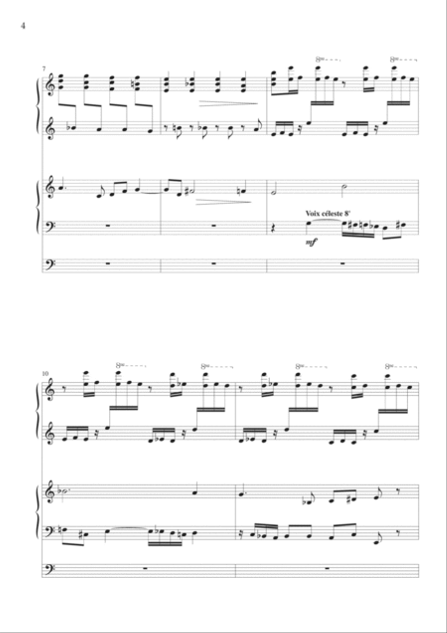 Ballade, Op. 30 Organ scores gallery preview page 3