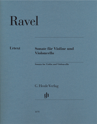 Book cover for Sonata for Violin and Violoncello