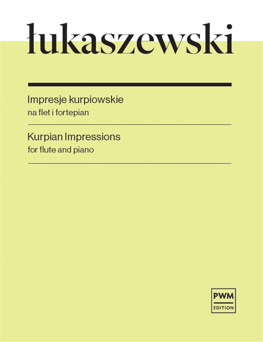 Kurpian Impressions For Flute And Piano Flute Solo scores gallery preview page 1