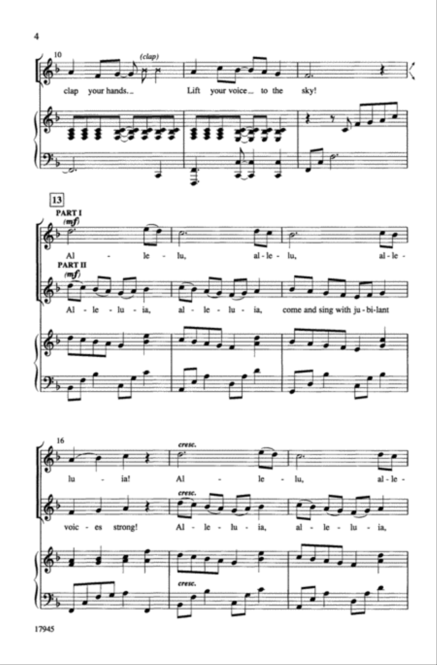 A Joyful Noise Unison Choir scores gallery preview page 4