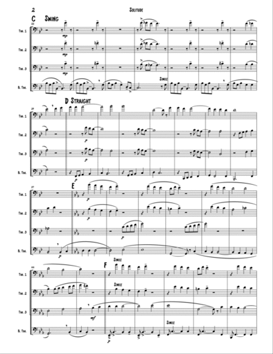 Solitude Brass Quartet scores gallery preview page 2