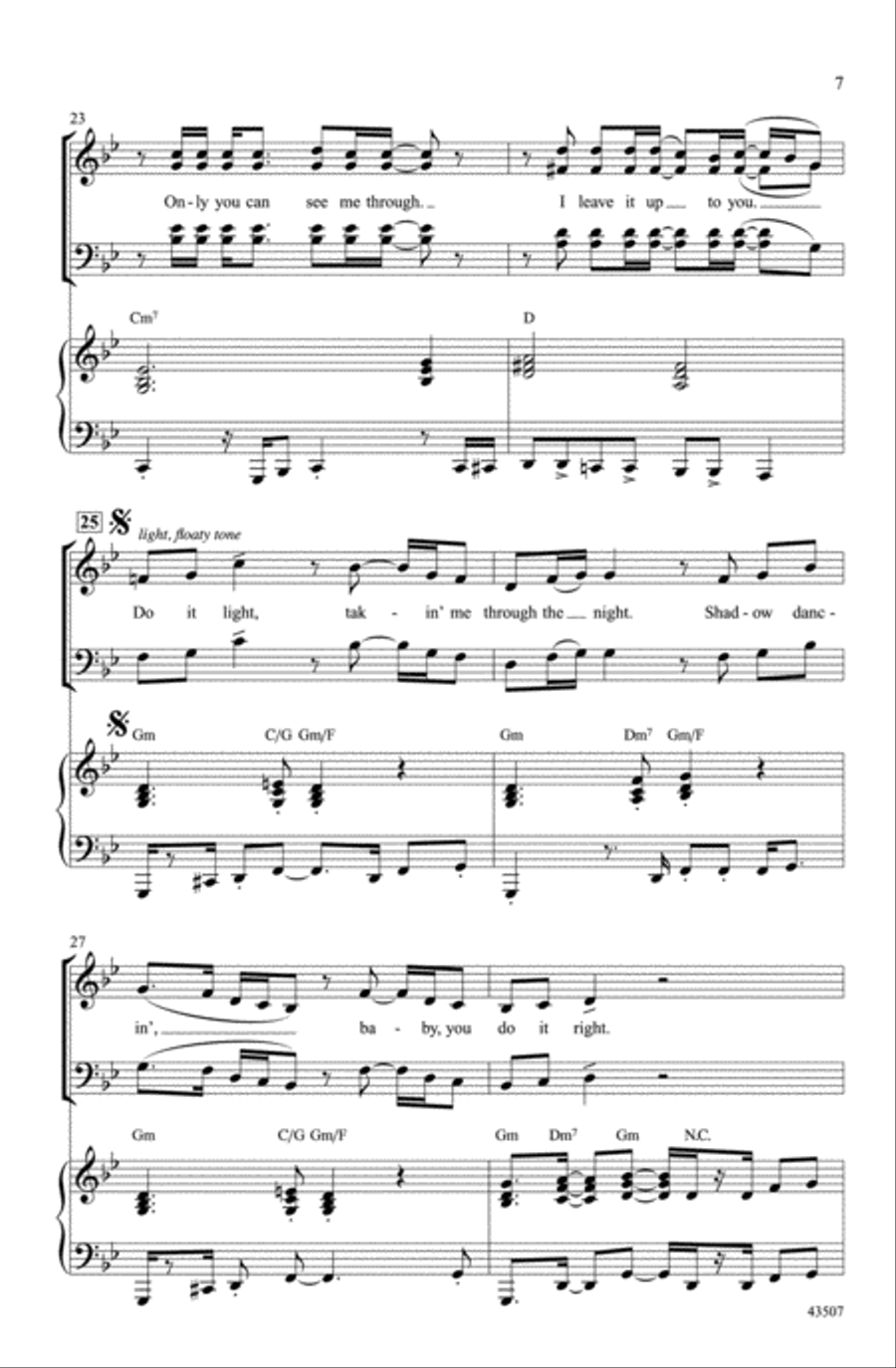 Shadow Dancing Choir scores gallery preview page 5