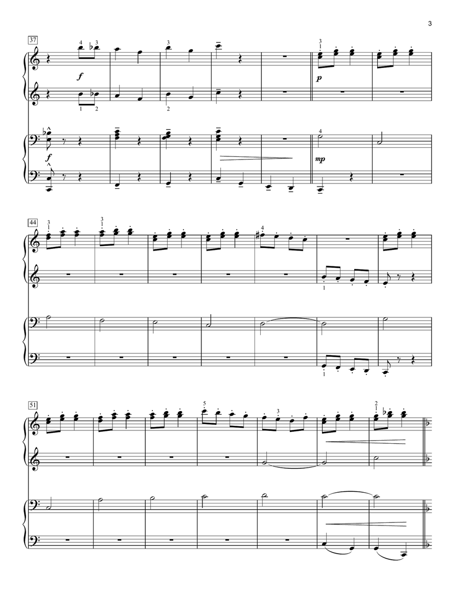Do-Re-Mi (from The Sound Of Music) (arr. Phillip Keveren) Piano Duet scores gallery preview page 3