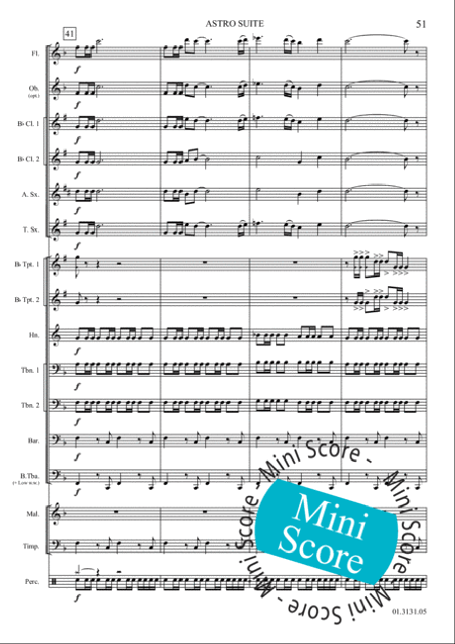 Astro Suite Concert Band scores gallery preview page 57