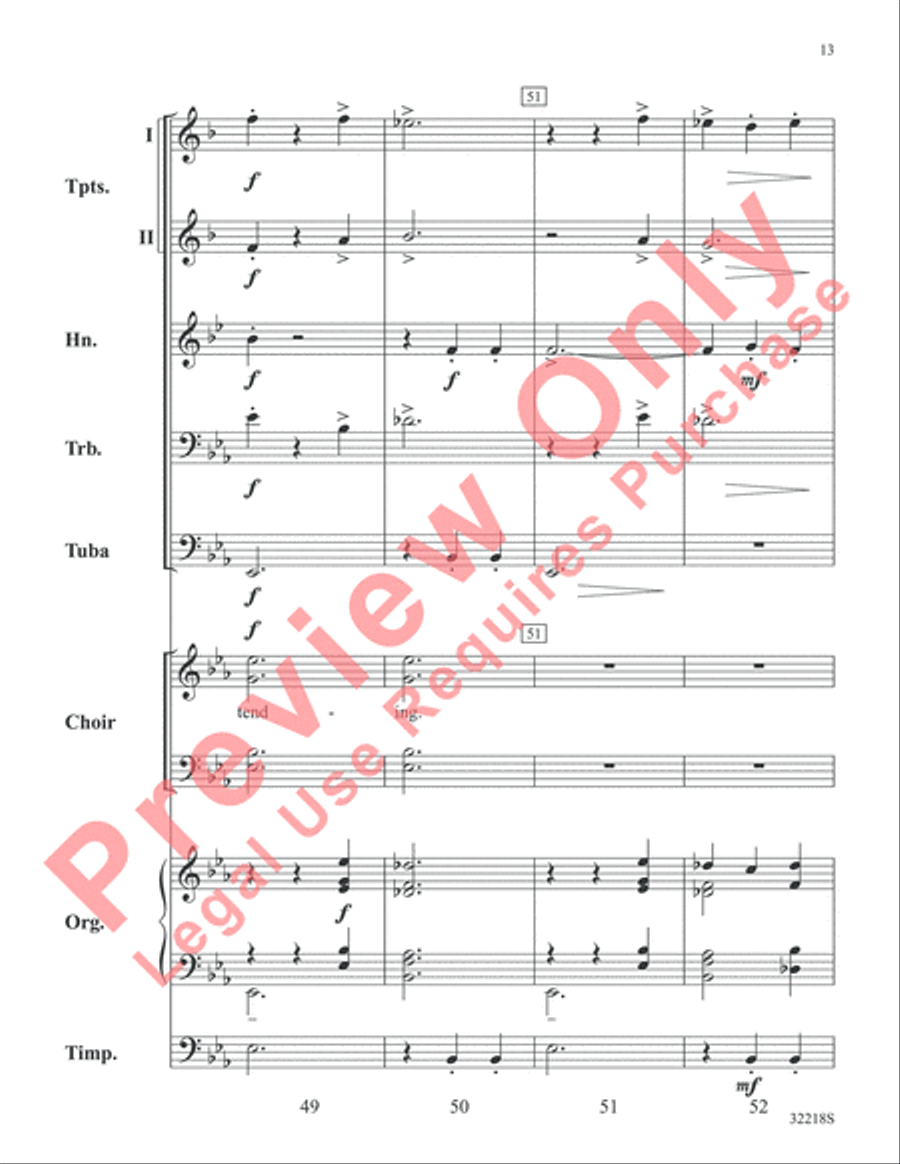 Awake, My Heart Choir scores gallery preview page 14