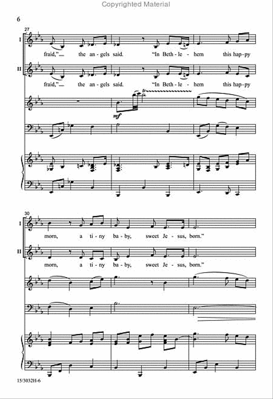 The Wexford Carol 2-Part scores gallery preview page 6