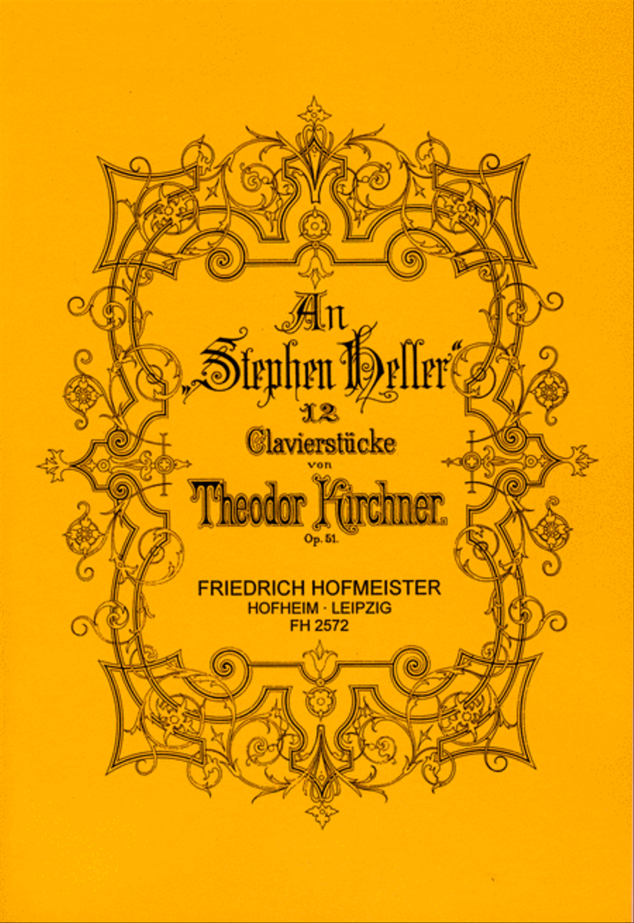 An Stephen Heller op. 51 Piano Solo scores gallery preview page 1