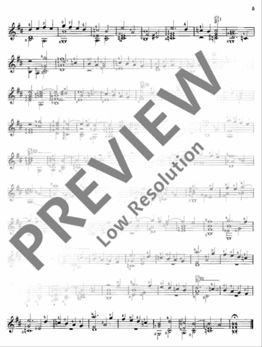 Hispanae Citharae Ars Viva Guitar scores gallery preview page 14
