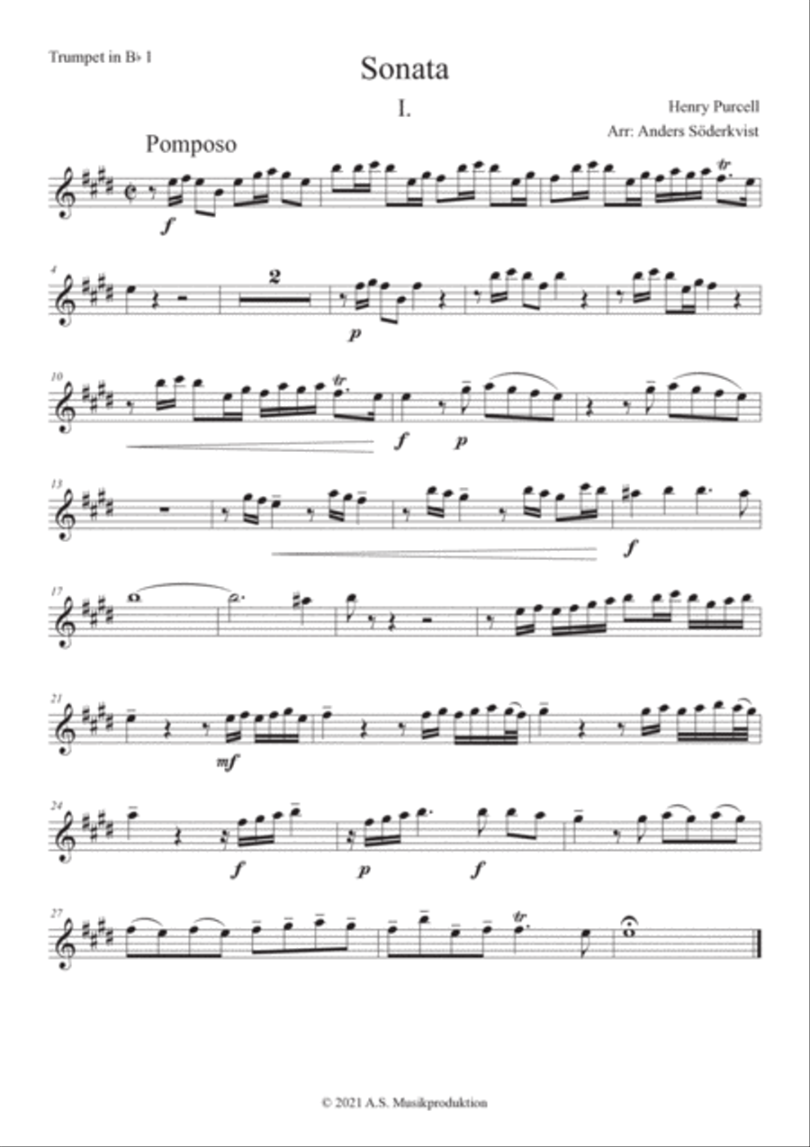 Sonata Brass Ensemble scores gallery preview page 5