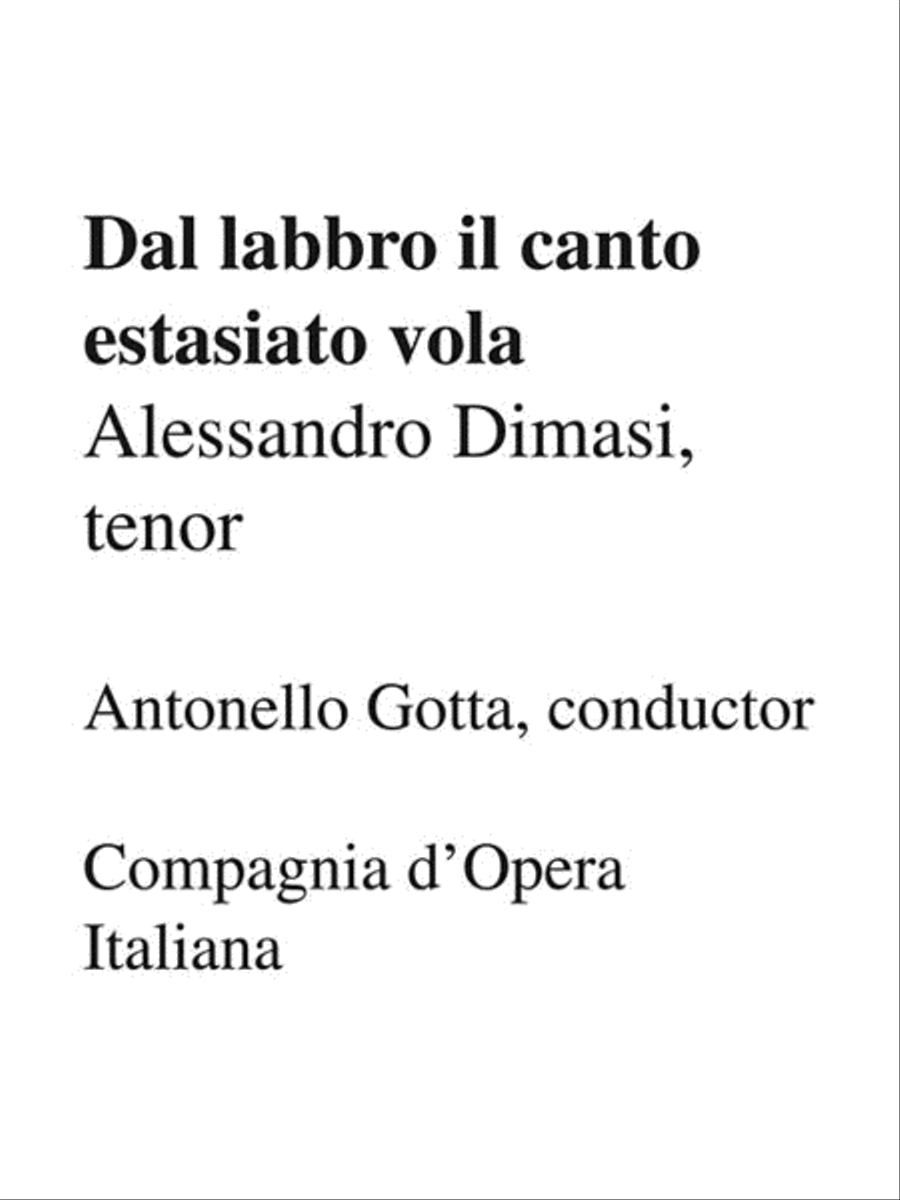 Cantolopera: Verdi Arias for Tenor Volume 2 Voice Solo scores gallery preview page 6