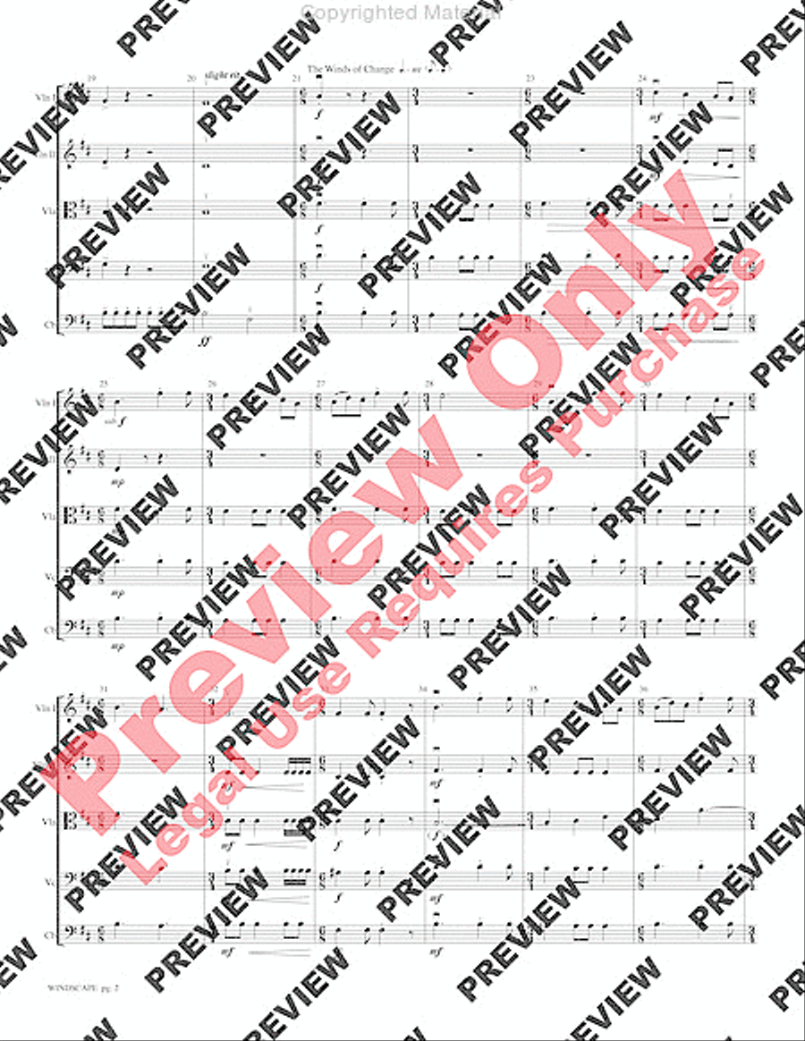Windscape Windscape String Orchestra scores gallery preview page 5