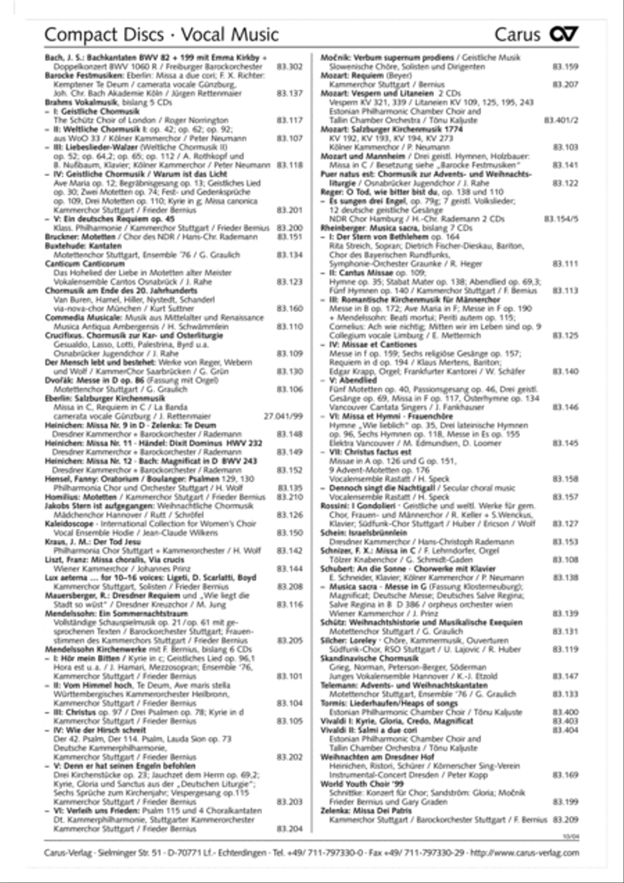 Wie schon singt uns der Engel Schar 4-Part scores gallery preview page 5