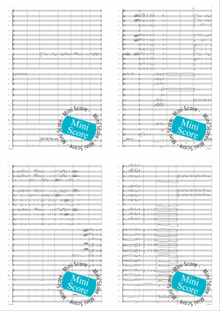 Menu Concert Band scores gallery preview page 4