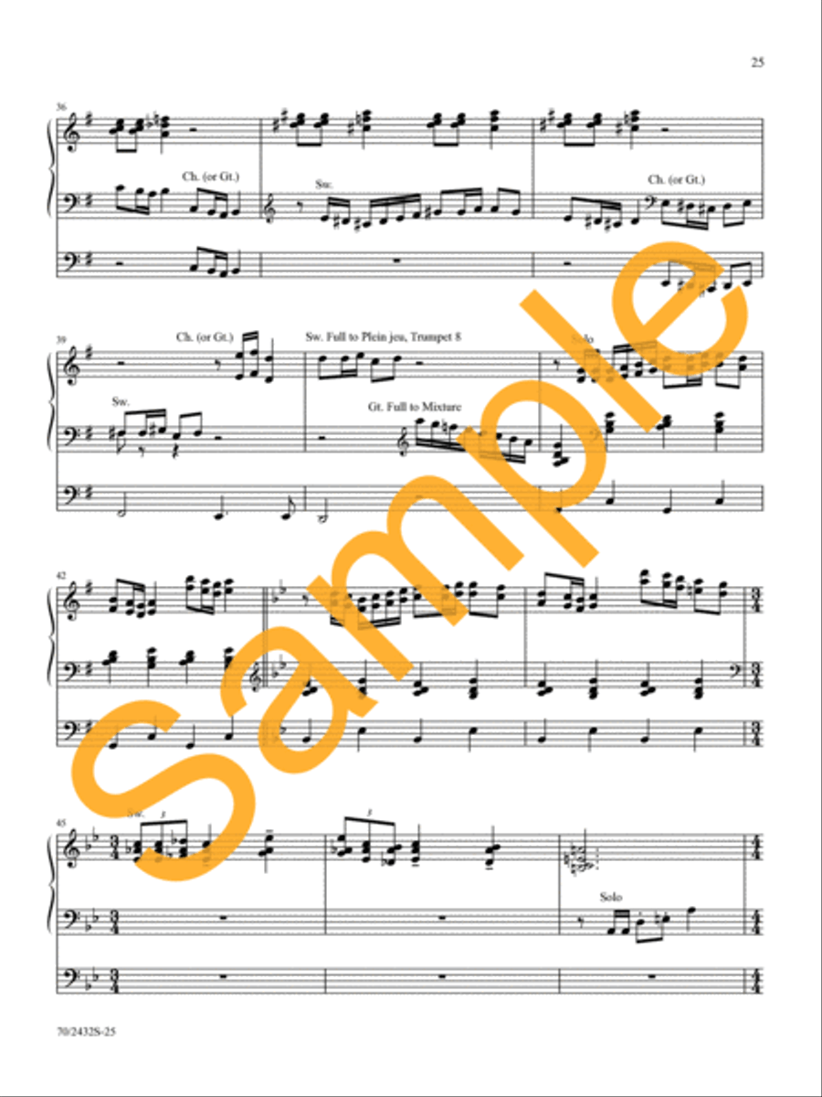 An Array of Voluntaries Organ Solo scores gallery preview page 18