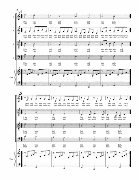 Choral Warm-ups a la Pachelbel (SATB) image number null