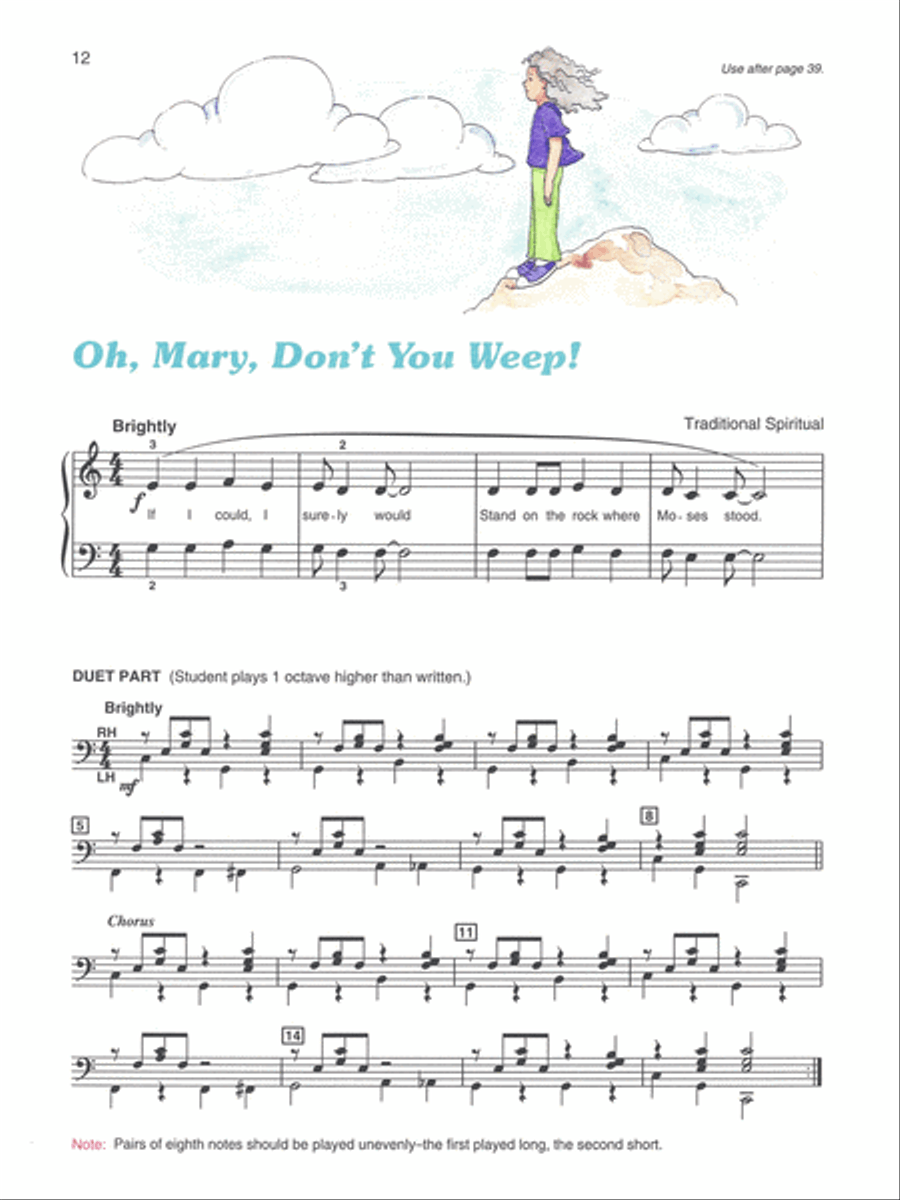 Alfred's Basic Piano Prep Course: Sacred Solo Book F Piano Method scores gallery preview page 3