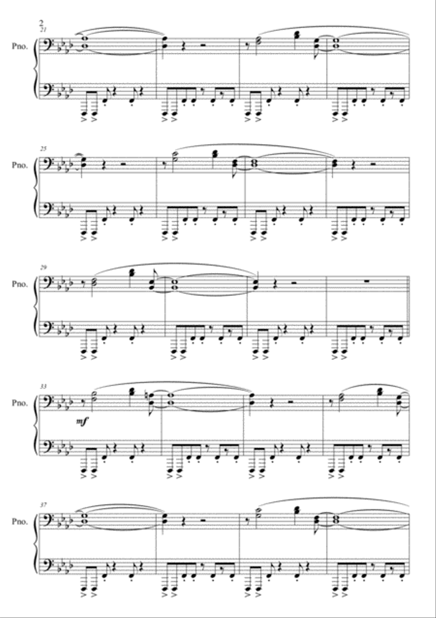 The Thing - End Credits The Thing - End Credits Piano Solo scores gallery preview page 2