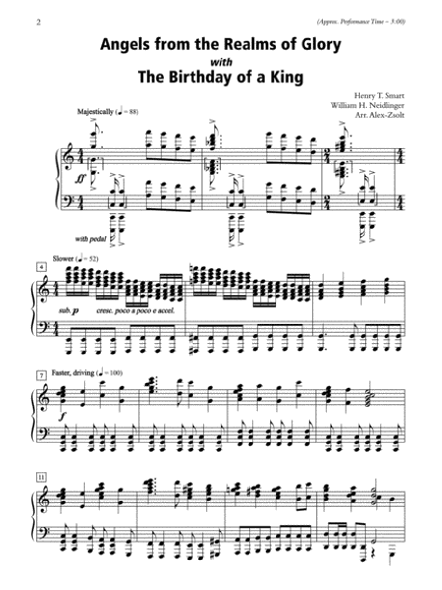 The Traditional Christmas Service Piano Solo scores gallery preview page 3
