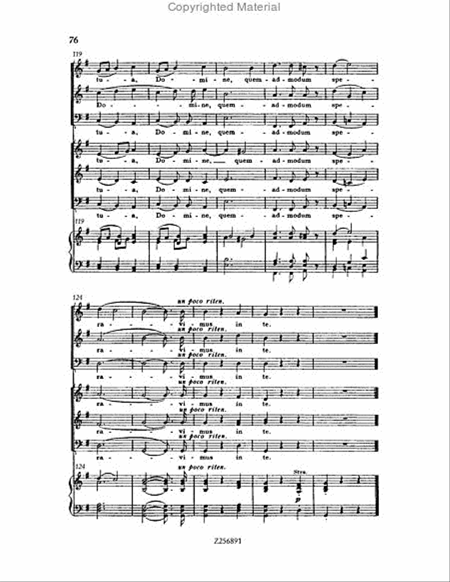 Te Deum, H 118 Choir scores gallery preview page 76