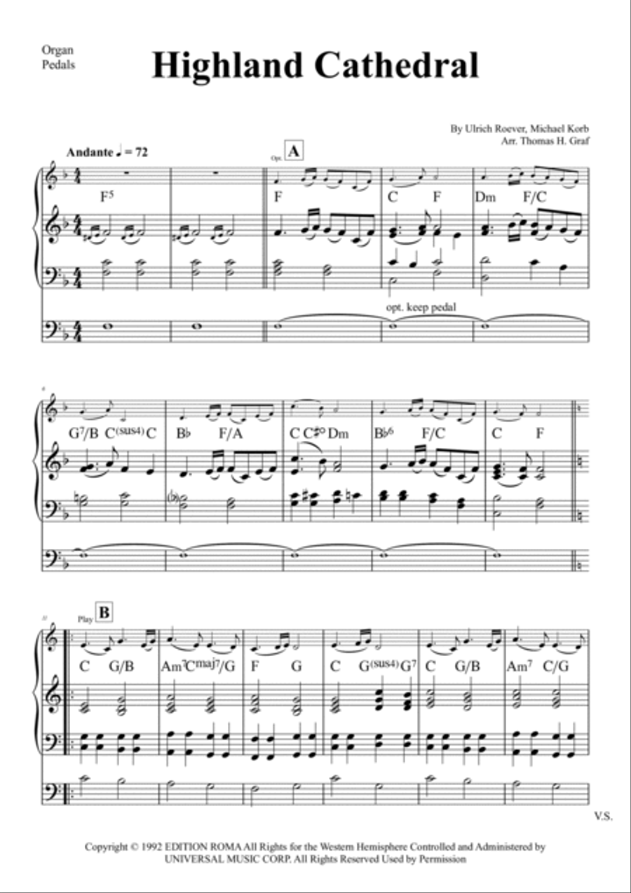Highland Cathedral Chamber Music scores gallery preview page 5