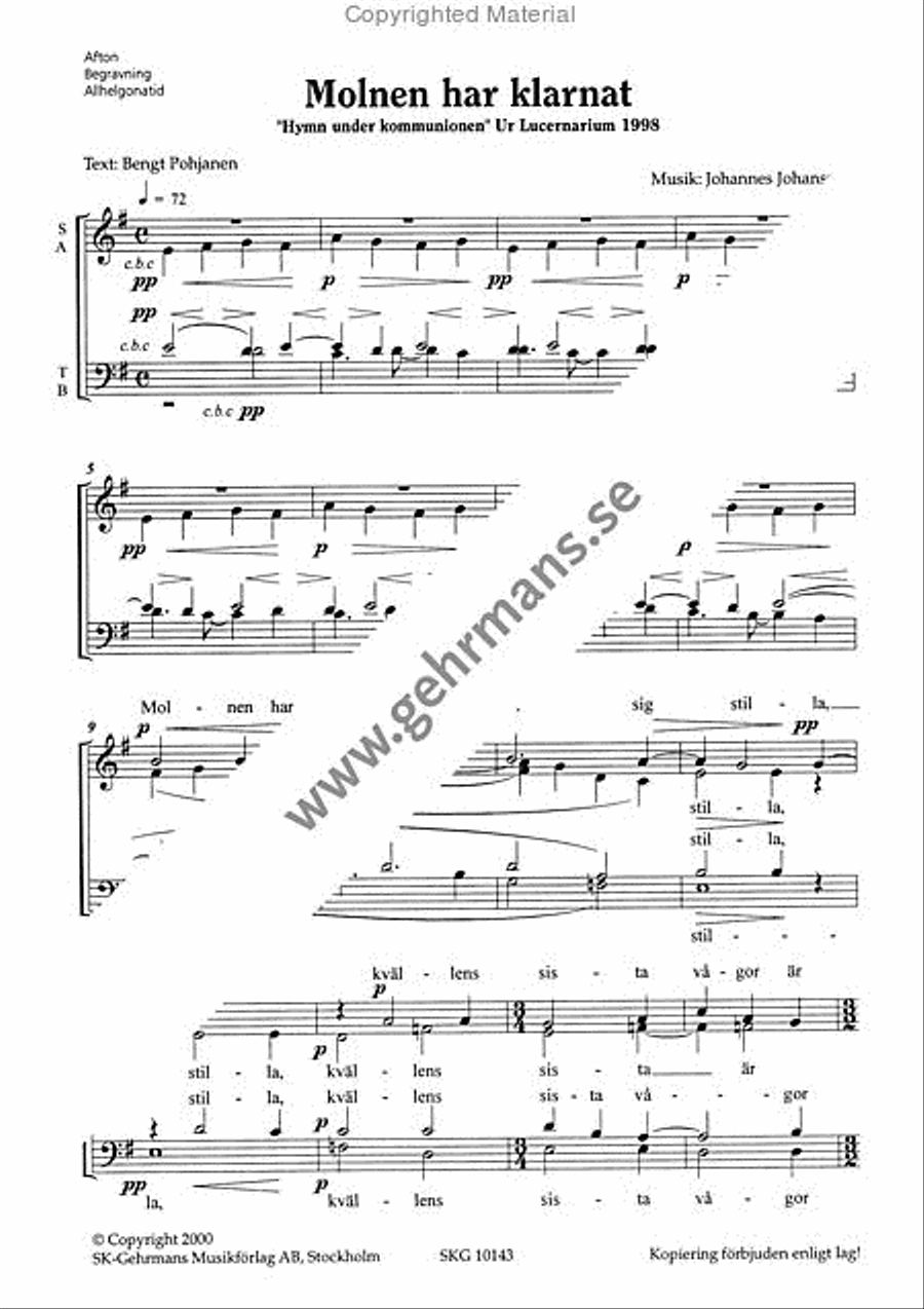 Molnen har klarnat 4-Part scores gallery preview page 2
