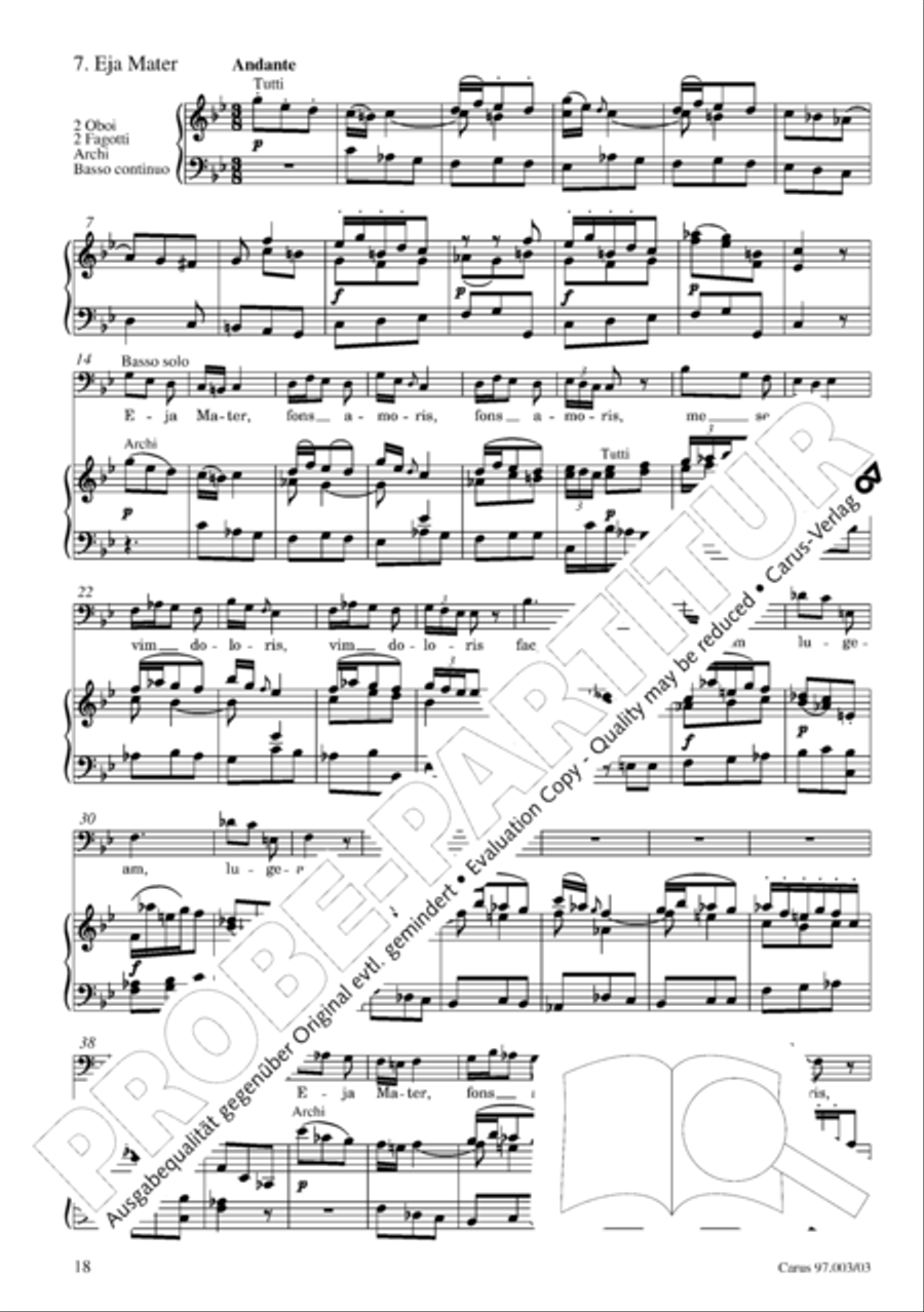 Stabat mater Stabat mater 4-Part scores gallery preview page 19