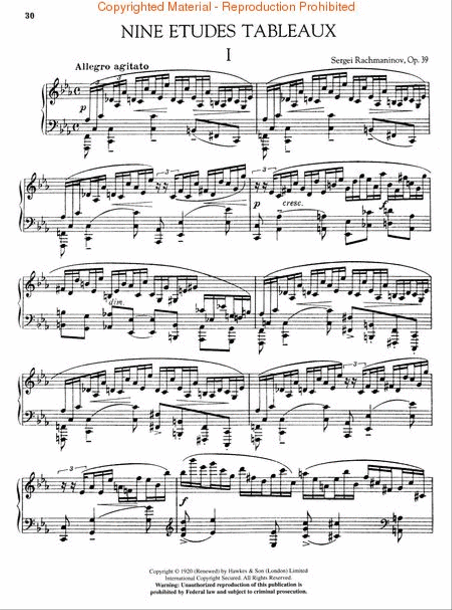 Etudes Tableaux, Op. 33 & 39