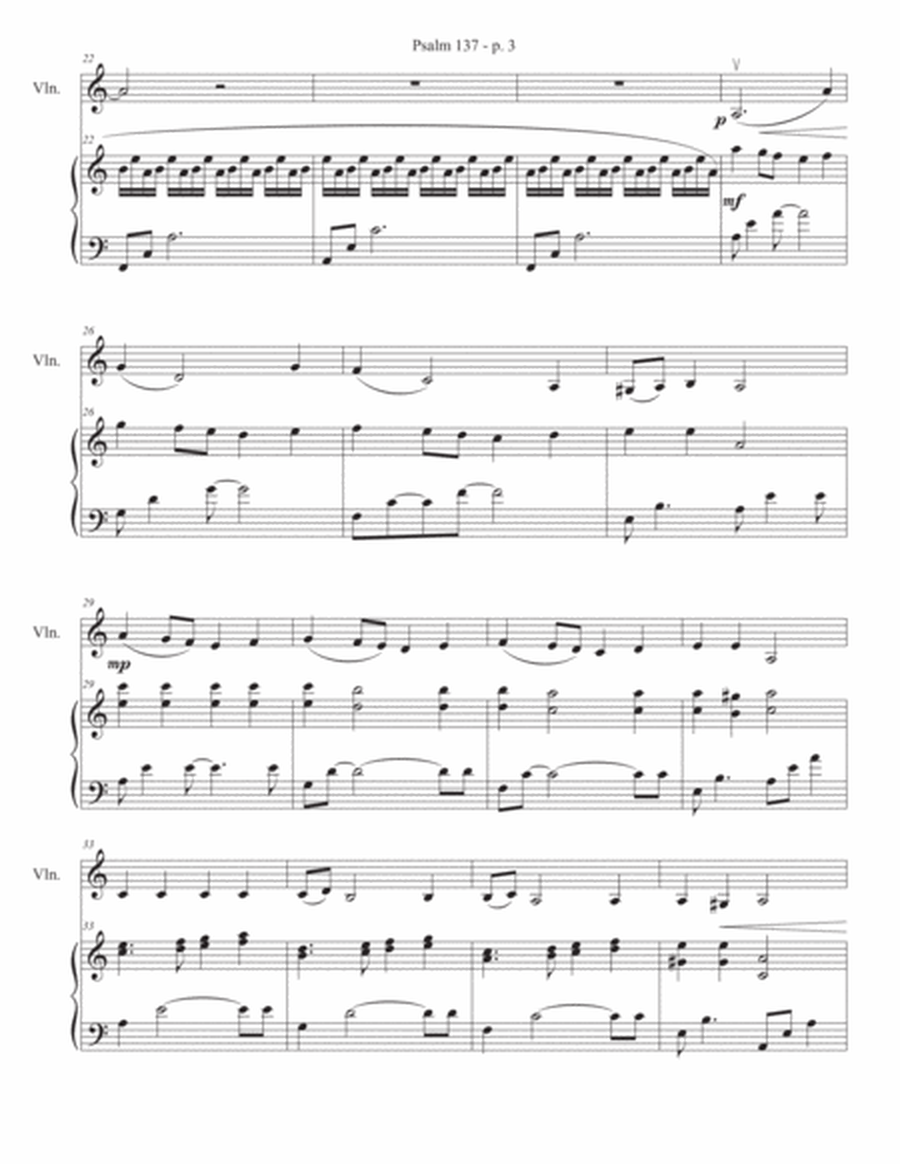 Psalm 137 - Violin Solo image number null