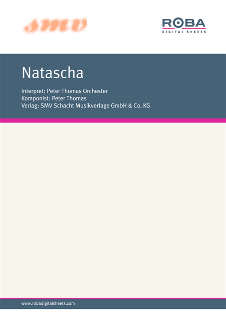 Natascha Piano, Vocal scores gallery preview page 1