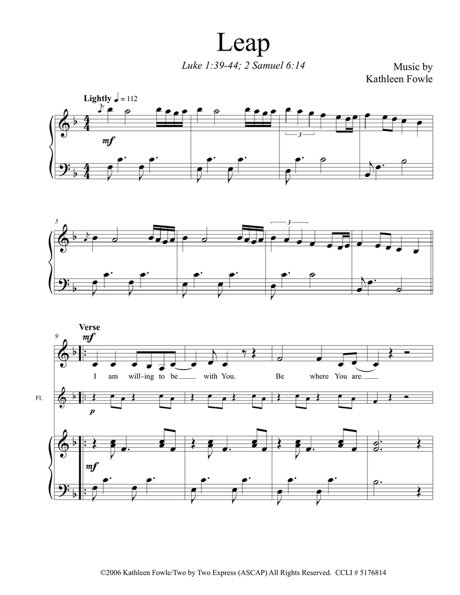 Leap Leap Piano, Vocal scores gallery preview page 2