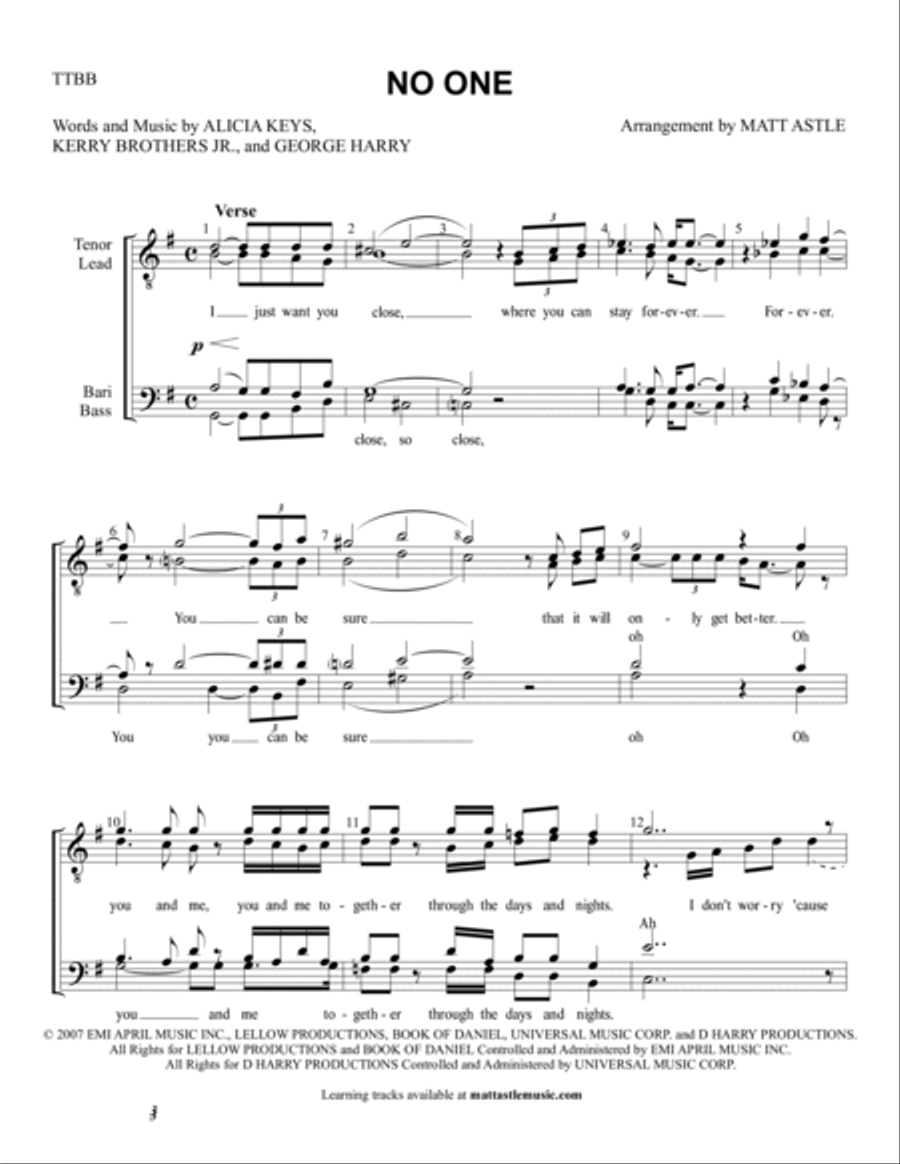 No One TTBB scores gallery preview page 2