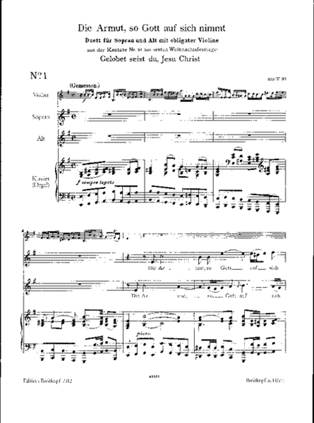 Selected Duets for Soprano and Alto