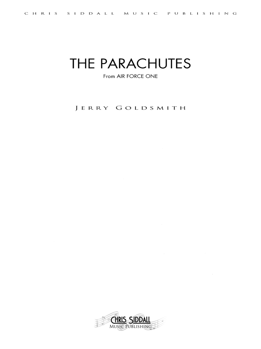 Book cover for The Parachutes - Score Only