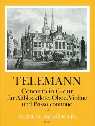 Book cover for Concerto in G Major TWV 43 G6