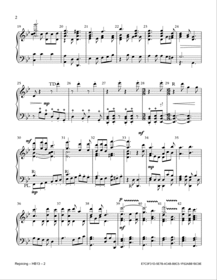 Rejoicing Handbell Choir scores gallery preview page 2