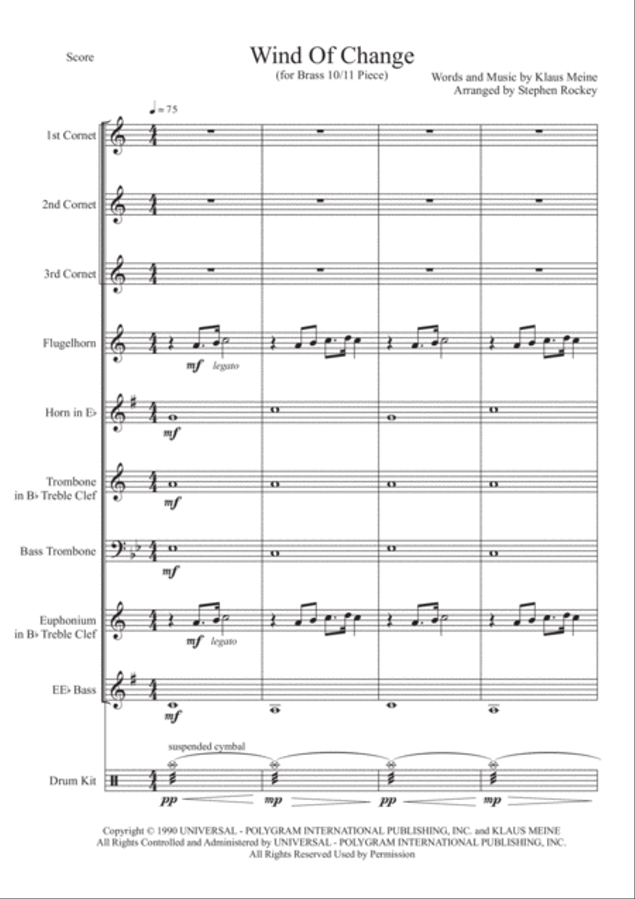 Wind Of Change Wind Of Change Brass Ensemble scores gallery preview page 3